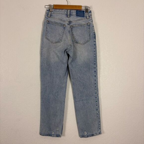 Abercrombie & Fitch The 90’s Straight Leg High Rise Jeans Size 25P or 0P - Picture 8 of 12
